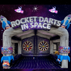 Rocket Darts In Space