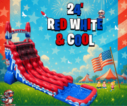 24’ Red White & Cool Dual Lane