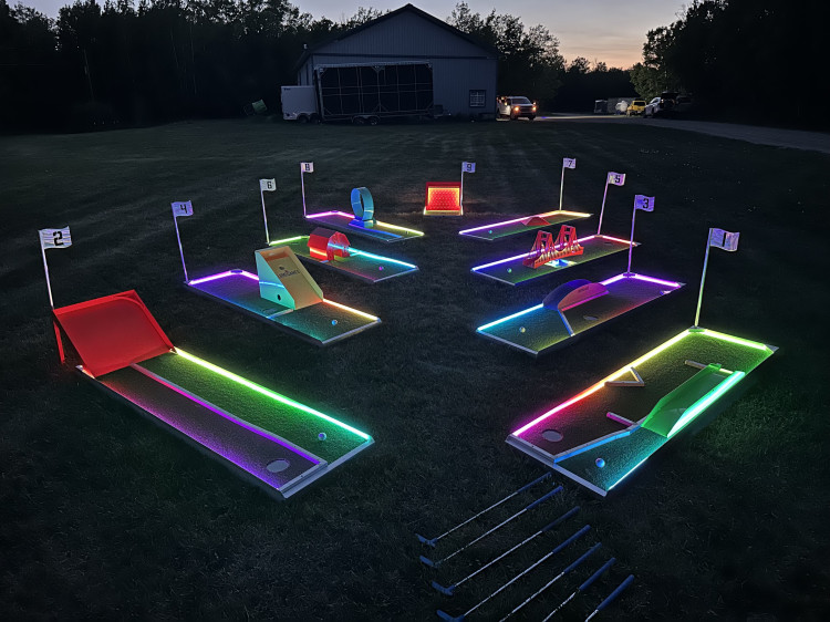 9 Hole Premium LED Mini Golf