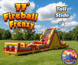 77' Fireball Frenzy Obstacle Course
