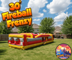 30' Fireball Frenzy Obstacle Course