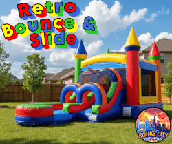 Retro  Bounce & Slide (Md age 2-12)