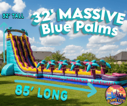 32' Massive Blue Palms