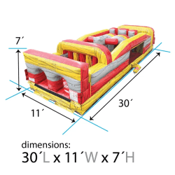 dimsg 2025 xoc 7emnt 30rm 1763241019 30' Fireball Frenzy Obstacle Course