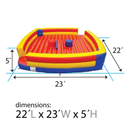 Gladiator Joust pedestal joust interactive inflatable game dimensions 1763240172 Gladiator Joust