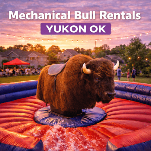 Mechanical Bull Rentals in Yukon OK - Boing City Party Rentals