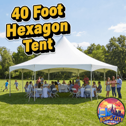 40' Hexagon High Peak Tent