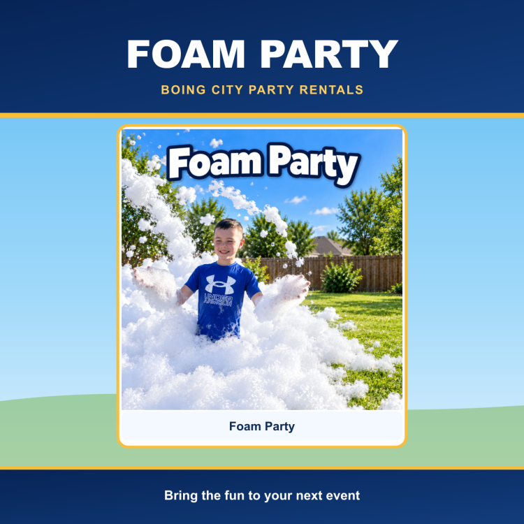 FOAM PARTY!